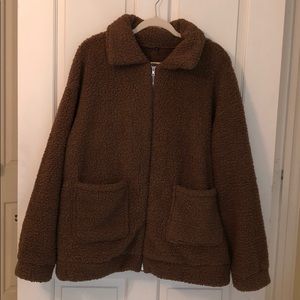 Brown Teddy Jacket
